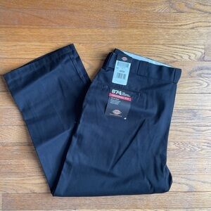 NEW Dickies Mens 874 Original Fit Work Pant Black Sz 42 x 28 NWT